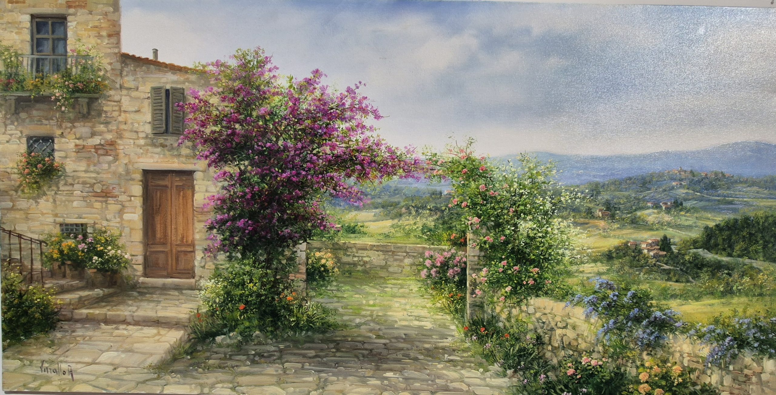 Paesaggio Toscano / Antonietta Varallo - immagine 1