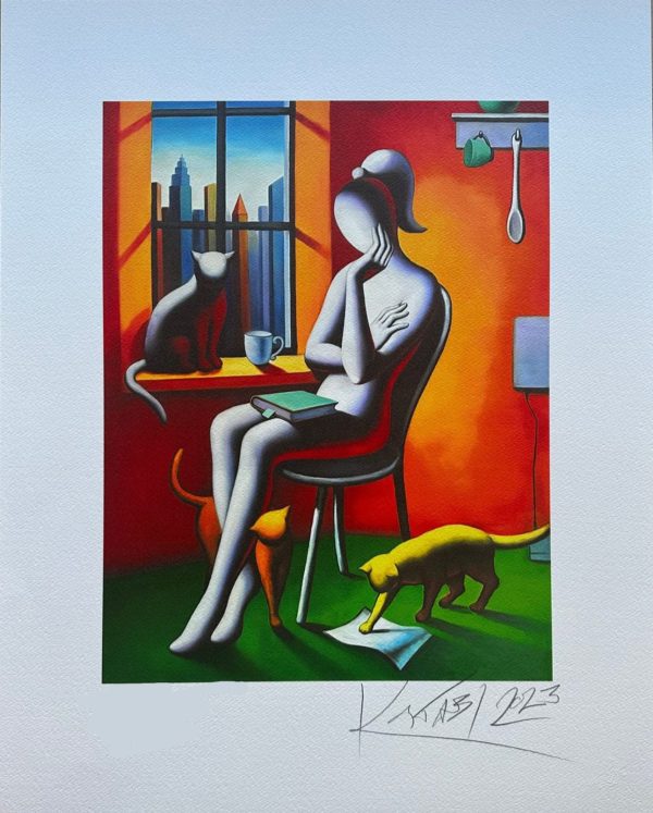 Feline Dreams / Mark Kostabi
