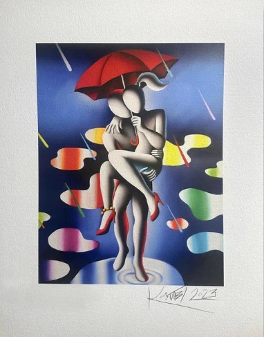Passion in the Rain / Mark Kostabi