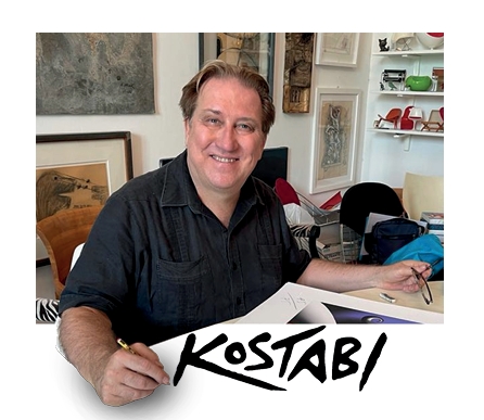 Feline Dreams / Mark Kostabi